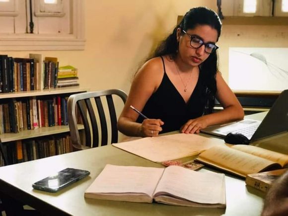 En 2017, Sofía se convirtió en la primera cubana ganadora de medalla de oro perfecto en las Olimpiadas Centroamericanas de Matemáticas. Foto: Tomada del perfil en Facebook de la entrevistada.